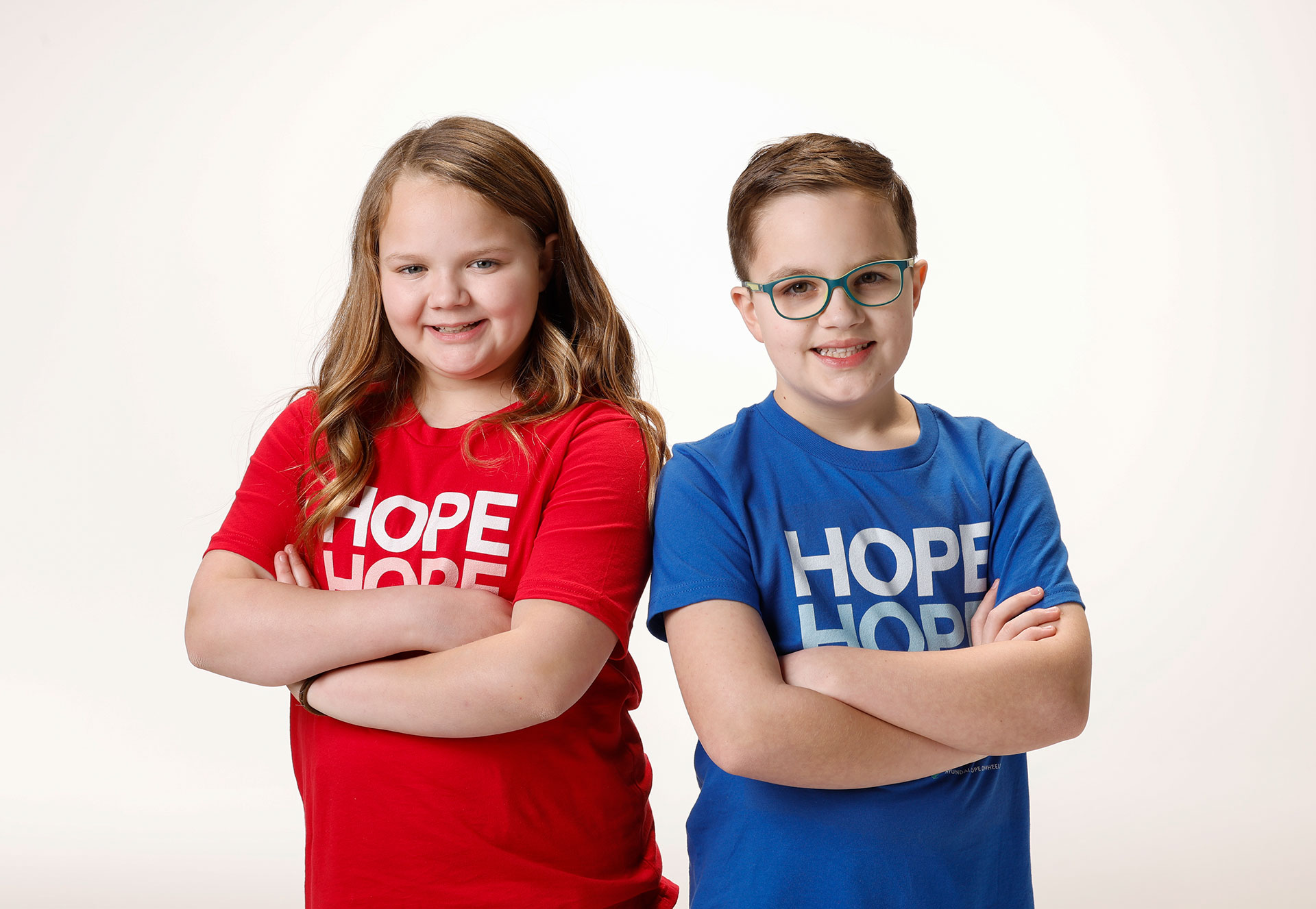 Hyundai Hope On Wheels National Youth Ambassadors Raynie Clark and Oliver Foster 